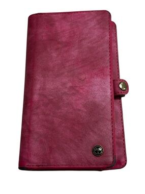 Premium CaseMe Women’s Bifold Wallet Case in Deep Pink MINTY